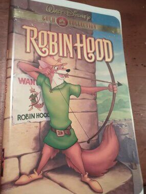 ROBIN HOOD ~Walt Disney VHS~Gold Collection Edition~CLASSIC MOVIE~Like New
